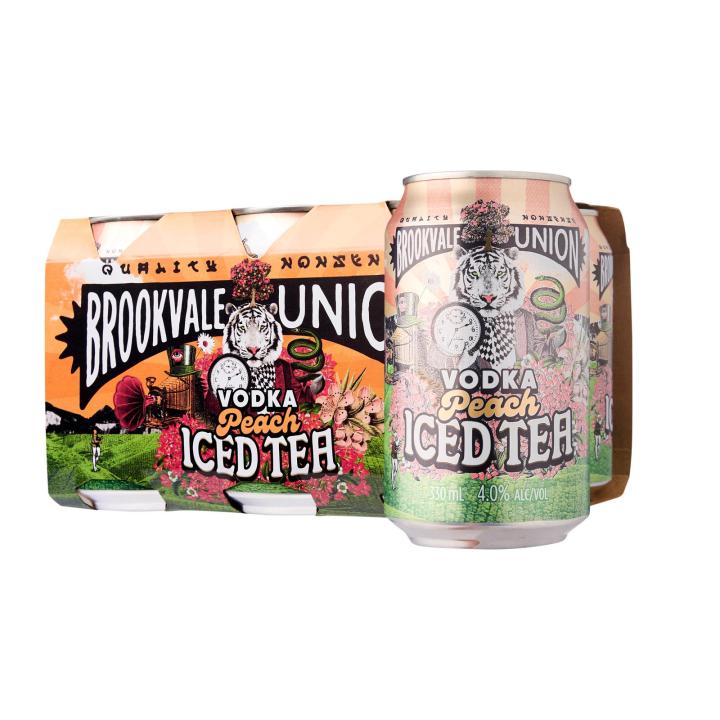 Brookvale Union Vodka And Peach Iced Tea 6 Pack (Australia) Lazada Singapore