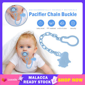 Baby Pacifier Clip Chain 24.5cm Length Rantai Puting Bayi Baby Anti-Drop Soother Buckle Chain Feeding Nipples Pacifier Chain | Cute Baby