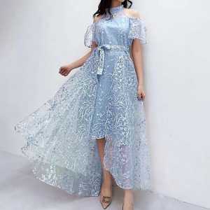 Dress Wanita Terbaru Full Brokat Mutiara/Dress Charity Size M-L-XL/Gaun koreaan style