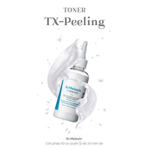 Toner Dr.Melaxin TX Peeling 150ml - Nước Hoa Hồng Trắng Da Mờ Nám Tái Tạo Da Giảm Thâm Hiệu Quả - Hỗ trợ làm mờ nám tàn nhang thâm mụn Giúp da sáng khỏe đều màu hơn từng ngày Cân bằng độ pH giúp da hấp thụ dưỡng chất tốt hơn