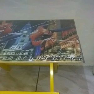 Meja Belajar Lipat Kayu Karakter Anak Termurah