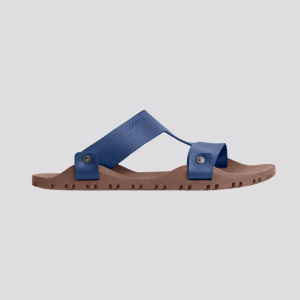 Sendal Cowok Keren Dewasa Slop Karet Empuk Kualitas Import GOFORT BOREALIS Blue Nyaman dan Stylish