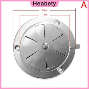 Heabety 95mm 125mm Adjustable Air Vent Grille with Dustproof Cover for Home HVAC Ceiling Wall Ducting