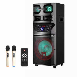 HANSUO 12inch Rechargeable Trolley Speaker for karaoke home theater system HS-TS12K8 pro