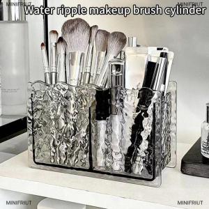 [COD] MINIFRIUT กล่องเก็บเครื่องสำอาง2รูที่เก็บแปรงแต่งหน้าลิปสติกดินสอเขียนคิ้วที่เก็บอุปกรณ์ในห้องน้ำ