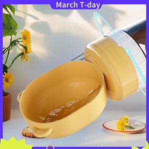 March 2in1 xách tay Pet Dog chai nước 400ml chai nước 180ml ăn Bát nhỏ lớn chó ngoài trời vật nuôi du lịch Bát vật nuôi nguồn cung cấp