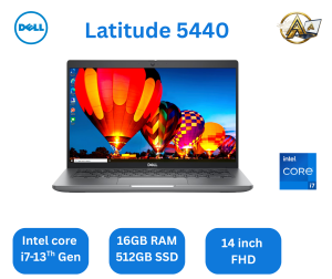 Like New For Every Day Use Professional Dell Latitude 5440 laptop Intel Core i7-13th Gen 16GB RAM 512GB SSD 14 inch FHD | 6Months Warranty| Refurbished