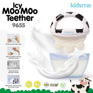 ICY MOO MOO TEETHER KIDSME - 9655 - DOT EMPENG BAYI SETAKAN ICE CREAM BAYI/ CEATAKAN ES BAYI / SOT ISI SUSU BAYI