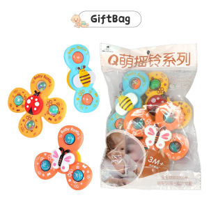 BabyShine Mainan spinner toy bayi genggam sensori motorik anak pop it fidget spinner 3pcs