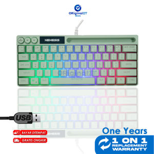 Keyboard Gaming K06 eris mini with stand Holder Keyboard Pc Komputer Laptop Gaming