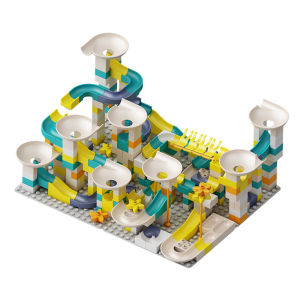 166/ 249/ 332/ 160/ 240/ 360pcs Marble Race Run Maze Ball Track Racing Brick Lego Building Blocks Assemble Bricks Funnel Slide Rail Children Indoor Play Set Toys