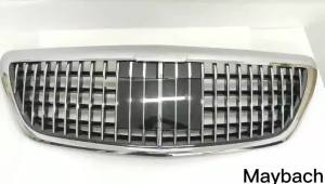 Kaly Front Racing Facelift Radiator Kidney Grilles For-Benz W222 S550 S500 S450 S350 2014-2020 With Camera Flip ACC Black T2Y7B