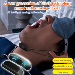 Smart Anti Snoring Device Pulse Stop Snore Portable Improve Sleep Breathing Anti-Snoring Device