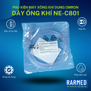 Phụ kiện dây ống dẫn khí máy xông khí dung Omro NE-C801 - 100cm