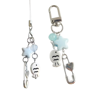 Hanging chain mobile phone chain bead pendant