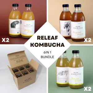 Releaf All Flavors 6 in 1 Bundle (3 Flavors x 2 Bottles)