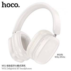 Hoco W51 หูฟังบลูทูธครอบหู Headphones Bluetooth headset BT V5.3 ใช้ได้ต่อเนื่อง46ชม. (แท้100%)