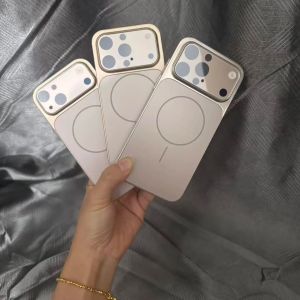 Original Color Case For 16 Pro 14 15 Pro Max Luxury Seconds Change 17Pro/Pro Max Wireless Charging Magnetic Phone Case