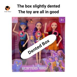 Little White Doll Set With Song & Lighting Mainan Kanak Patung Hunters Girls 儿童娃娃套装玩具