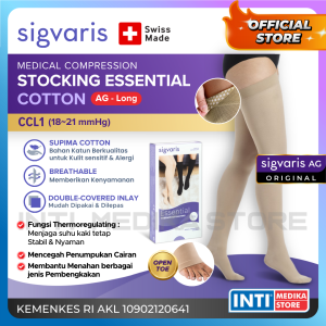 SIGVARIS - Compression Stocking COTTON CCL1 Open Toes| Stoking Varises