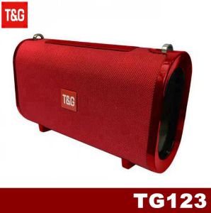 T&G TG-123 Portable HiFi Wireless Stereo Bluetooth Speaker with Shoulder Strap