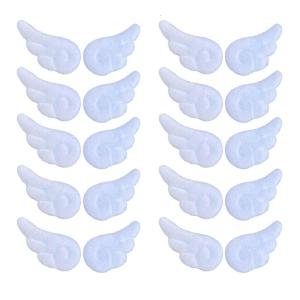 Farbic Angel Wing Brooch Soft Farbic Pin With Safety Closures for Clothing Bags Hat Decoration Accessories
