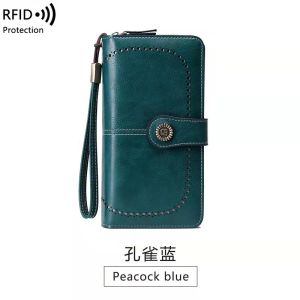 P-L/RFID DABAOBAO Woman RFID Long Purse Bag Wallet Dompet Beg Panjang Women Perempuan Wanita Lady Murah Card Bostanten