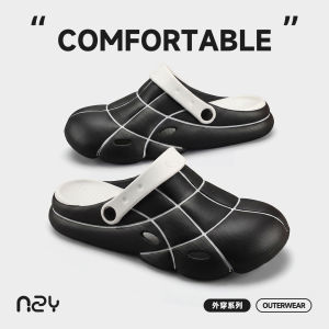 Free Shipping Qidan Shoe Factory Basketball Clogs MenS New Summer Thick-Soled Sports Non-Slip Outdoor EVA Toe-Cap Sandals