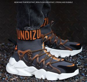 Sneaker Sepatu Safety aeiso V4 Ringan ujung di lapisi besi ada big size ukuran jumbo