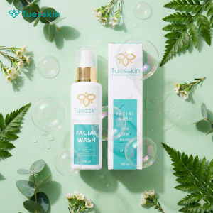 Tuesskin Facial Wash 100ml - Sabun Cuci Muka Pencerah Wajah DNA Salmon Collagen Pembersih Glowing