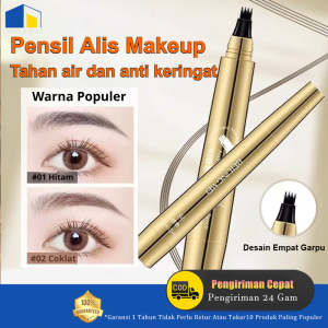 Pensil Alis Empat Cabang Inti Keras Alis Liar Tidak Luntur Tahan Air Dan Anti Keringat Pensil Alis Cair Ultra-Halus Pensil Alis Makeup