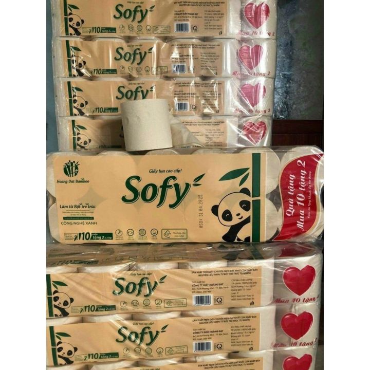 Giấy vệ sinh gấu trúc Sofy 12 cuộn/ bịch | Lazada.vn