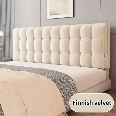 Finnish velvet Bedside Cushion Soft Headboard Double Layer Detachable and Washable Tatami Mattress Single mattress Double mattress