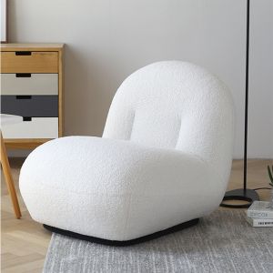 Cozy Cloud Sofa Soft Cashmere Material Chair Design Furniture White Sofas Chairs Sitting Stool