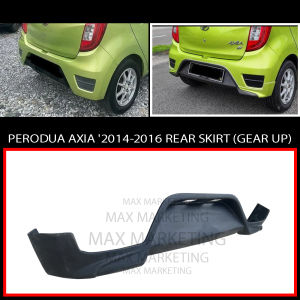 PU2596 CAR BODYKIT PERODUA AXIA 2014-2016 REAR SKIRT (GEAR UP) (PU)