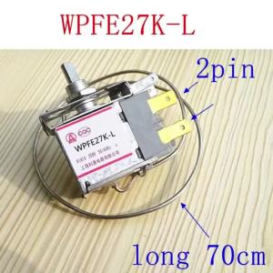 WPFE27K-L 2Pin Refrigerator Thermostat Household Metal Temperature Controller Accessories