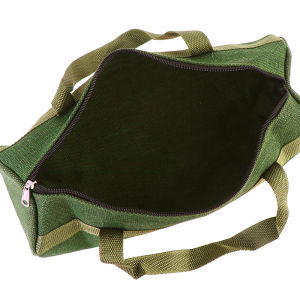 [Eqrbtl] Durable Thicker Canvas Tool Pouch for Electrical Tool Storage Organizer