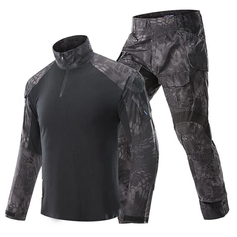 Man Military Tactical Uniforms, Army Combat Suit Long Sleeve T