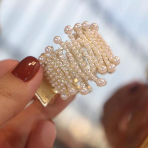 High Ponytail Fixed Hairpin Temperament Full of Diamonds Hair Clip Female Summer Back Head High-end Hair Claw Clips Headdress Hair Accessories for Girl