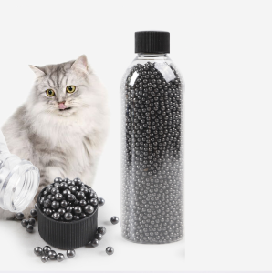 Hạt Khử Mùi Cát Vệ Sinh Cho Chó Mèo Than Hoạt Tính Chai 300g