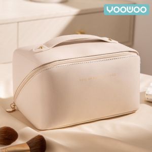YooWoo Tas Kosmetik / Pouch make up / Tas portable / Tas make up travel / tas kosmetik sekat
