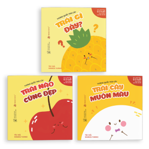 Sách Ehon - Combo 3 cuốn Vương quốc trái cây - Dành cho trẻ từ 0 - 3 tuổi