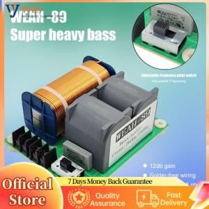 【Flagship】Bass Frequency Distributor 1500W Audio Crossover Filter Pure Bass Subwoofer Crossover for Home Theater Car Speakers