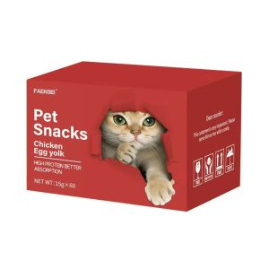 60pcs/1box Cat Strip Cat Snacks - Adult Cats and Kittens Weight Gain Nutrition Bars - Pet Food Wet Food Package - Nutritious Cat Treats for Weight Gain and Fluffy Ears - Nutritional Calcium Supplement - Single Pack 15g