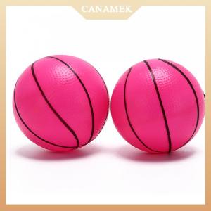[CANAMEK] ลูกบาสเก็ตบอลเป่าลม12ซม. ลูกบอลชายหาดสำหรับเด็กเล่นกีฬาสุ่มสี