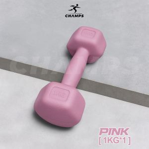 CHAMPS Alat Fitnes Dumbbell 1KG/2KG/3KG – Grip Nyaman Home Gym Desain Hexagonal Anti Gelinding