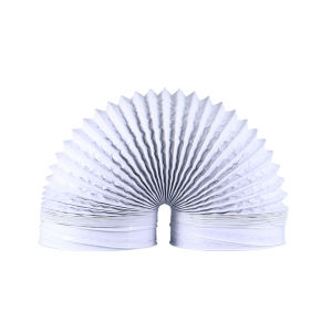 ∅100mm 2m 3m White PVC Composite Pipe Aluminum Foil Ventilation Duct Scalable Smoke Tube Kitchen Rang Hood Flexible Hose