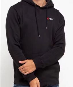 Jaket Hoodie Jumper PullOver Casual Lengan Panjang Bahan Kain Fleece Warna Hitam Ready Size XS/S/M/L/XL/XXL/3XL