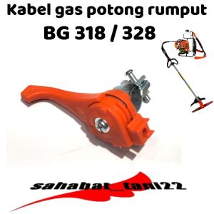 handle hendel gas mesin potong rumput tali kabel gas mesin potong rumput 328 338 318 TAK ORANGE