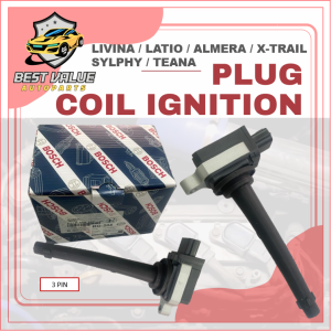 ORIGINAL BOSCH IGNITION COIL NISSAN LIVINA LATIO ALMERA SYLPHY TEANA X-TRAIL CAR COIL IGNITION PLUG COIL 3 PIN F01R00A067